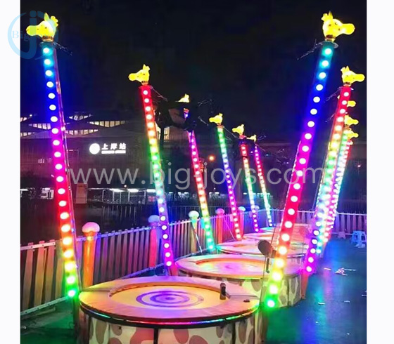 1 person Giraffe bungee with LED lights